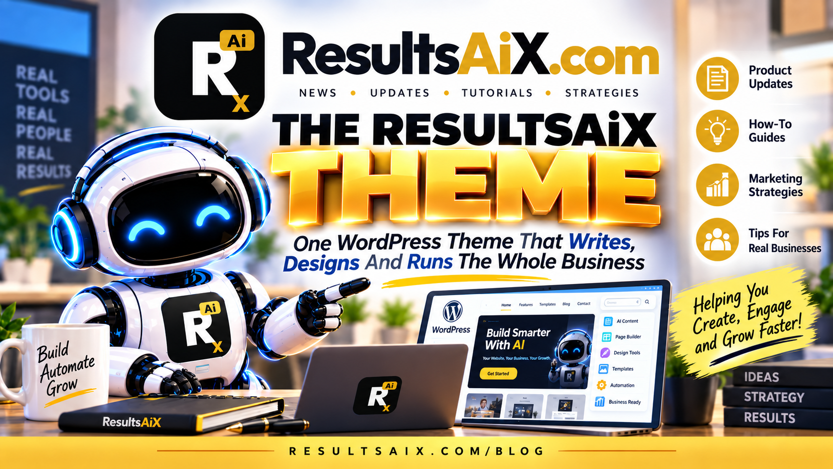 ResultsAiX Theme: The AI WordPress Theme For Your Whole Business