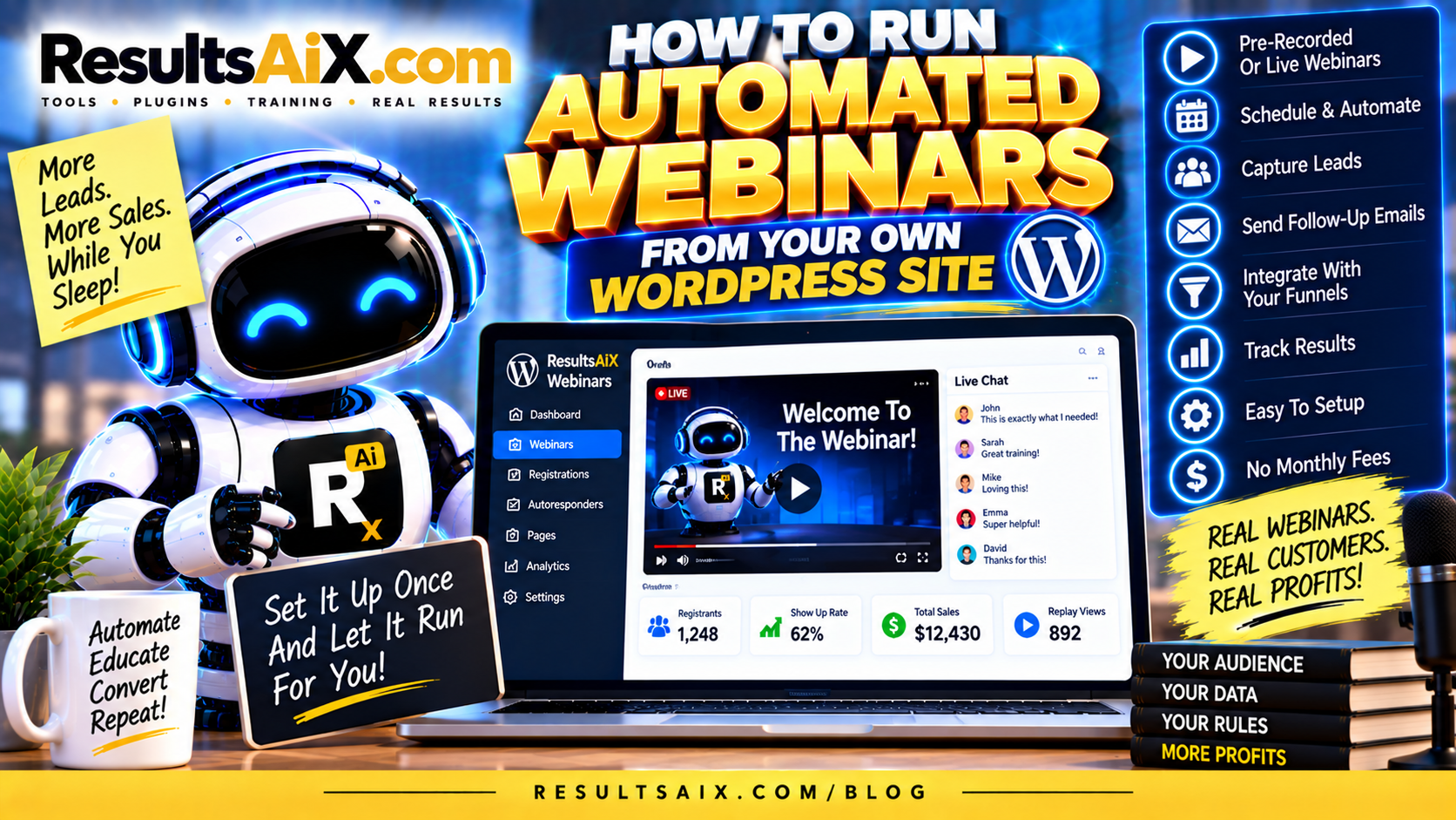 Blog: How To Run Automated Webinars From Your Own WordPress