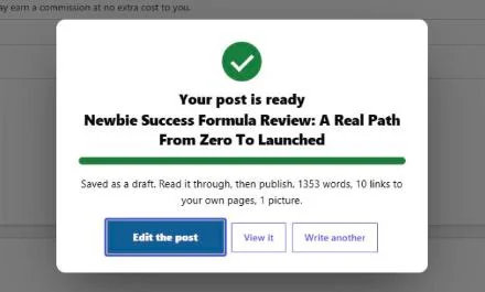 A review post written by AI from one link