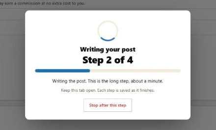 Writing your post, step 2 of 4